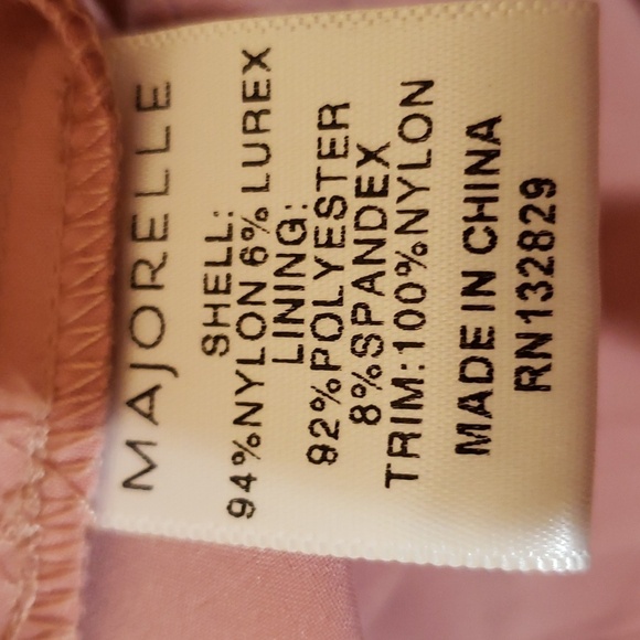 Pink Lace Majorelle Overlay Illusion Faux Wrap High Low Maxi Dress Size… - Picture 11 of 11